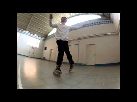 Inline Slides:Soul backward wheeling